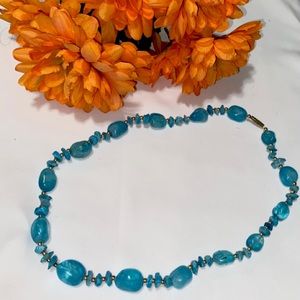 Beautiful blue necklace 🦋🐬